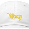 image:imageDALIX Brass Trumpet Ball Cap Embroidered HatWhite