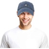 image:imageDALIX Embroidered Mercury Baseball Cap Cotton Dad Hat MenWashed Navy Blue