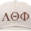 image:imageDALIX Lambda Theta Phi Greek Letters Ball Cap Embroidered HatBeige