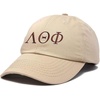 image:imageDALIX Lambda Theta Phi Greek Letters Ball Cap Embroidered HatKhaki