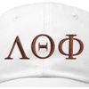 image:imageDALIX Lambda Theta Phi Greek Letters Ball Cap Embroidered HatWhite