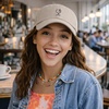 image:imageDALIX Spritz Cocktail Embroidered Cap Cotton Baseball Cute Cool Dad Hat WomensBeige