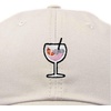 image:imageDALIX Spritz Cocktail Embroidered Cap Cotton Baseball Cute Cool Dad Hat WomensBeige