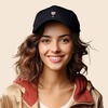 image:imageDALIX Spritz Cocktail Embroidered Cap Cotton Baseball Cute Cool Dad Hat WomensBlack