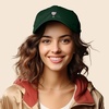 image:imageDALIX Spritz Cocktail Embroidered Cap Cotton Baseball Cute Cool Dad Hat WomensDark Green