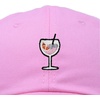 image:imageDALIX Spritz Cocktail Embroidered Cap Cotton Baseball Cute Cool Dad Hat WomensLight Pink