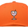 image:imageDALIX Spritz Cocktail Embroidered Cap Cotton Baseball Cute Cool Dad Hat WomensOrange