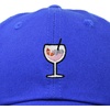 image:imageDALIX Spritz Cocktail Embroidered Cap Cotton Baseball Cute Cool Dad Hat WomensRoyal Blue