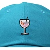 image:imageDALIX Spritz Cocktail Embroidered Cap Cotton Baseball Cute Cool Dad Hat WomensTeal