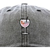 image:imageDALIX Spritz Cocktail Embroidered Cap Cotton Baseball Cute Cool Dad Hat WomensWashed Black