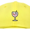 image:imageDALIX Spritz Cocktail Embroidered Cap Cotton Baseball Cute Cool Dad Hat WomensYellow