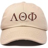 image:imageDALIX Lambda Theta Phi Greek Letters Ball Cap Embroidered HatKhaki