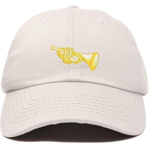 image:imageDALIX Brass Trumpet Ball Cap Embroidered HatBeige