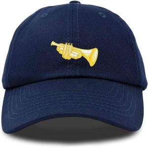 image:imageDALIX Brass Trumpet Ball Cap Embroidered HatNavy Blue