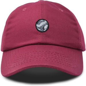 image:imageDALIX Embroidered Mercury Baseball Cap Cotton Dad Hat MenMaroon