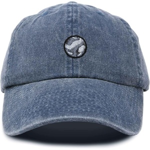 image:imageDALIX Embroidered Mercury Baseball Cap Cotton Dad Hat MenWashed Navy Blue