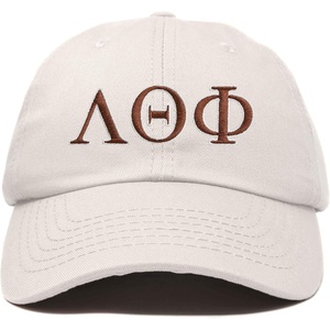 image:imageDALIX Lambda Theta Phi Greek Letters Ball Cap Embroidered HatBeige