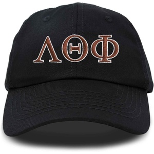 image:imageDALIX Lambda Theta Phi Greek Letters Ball Cap Embroidered HatBlack