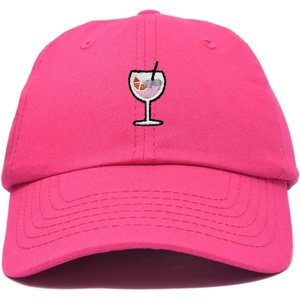 image:imageDALIX Spritz Cocktail Embroidered Cap Cotton Baseball Cute Cool Dad Hat WomensHot Pink