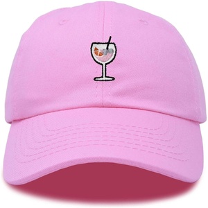 image:imageDALIX Spritz Cocktail Embroidered Cap Cotton Baseball Cute Cool Dad Hat WomensLight Pink