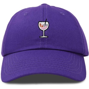 image:imageDALIX Spritz Cocktail Embroidered Cap Cotton Baseball Cute Cool Dad Hat WomensPurple