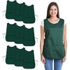 image:imageDALIX Cobbler Apron 2 Pockets Smock Regular 285 x 185 Black 2 PackDark Green