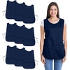 image:imageDALIX Cobbler Apron 2 Pockets Smock Regular 285 x 185 Black 2 PackNavy Blue