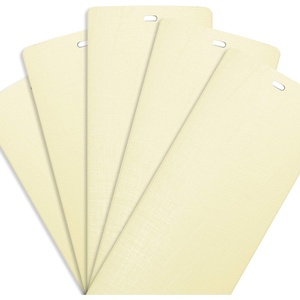 image:imageDALIX Silky Ivory Vertical Blind Texture Slats Window Size 585 Qty 5 PackIvory