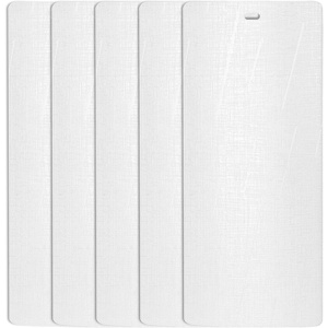 image:imageDALIX Silky Ivory Vertical Blind Texture Slats Window Size 585 Qty 5 PackWhite