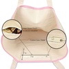 image:imageBeautiful Seahorse Womens Embroidered Tote Bag Natural CanvasPink