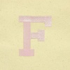 image:imageDALIX Initial Tote Bag Personalized Monogram Black Zippered Top Letter  FPink