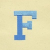 image:imageDALIX Initial Tote Bag Personalized Monogram Black Zippered Top Letter  FRoyal Blue