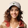 image:imageDALIX Gelato Frog Embroidered Womens Cotton Dad Hat Baseball Cap AdjustableBeige