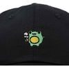 image:imageDALIX Gelato Frog Embroidered Womens Cotton Dad Hat Baseball Cap AdjustableBlack