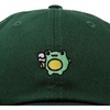image:imageDALIX Gelato Frog Embroidered Womens Cotton Dad Hat Baseball Cap AdjustableDark Green