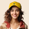 image:imageDALIX Gelato Frog Embroidered Womens Cotton Dad Hat Baseball Cap AdjustableGold