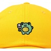 image:imageDALIX Gelato Frog Embroidered Womens Cotton Dad Hat Baseball Cap AdjustableGold