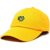 image:imageDALIX Gelato Frog Embroidered Womens Cotton Dad Hat Baseball Cap AdjustableGold