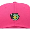 image:imageDALIX Gelato Frog Embroidered Womens Cotton Dad Hat Baseball Cap AdjustableHot Pink