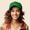 image:imageDALIX Gelato Frog Embroidered Womens Cotton Dad Hat Baseball Cap AdjustableKelly Green