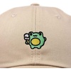 image:imageDALIX Gelato Frog Embroidered Womens Cotton Dad Hat Baseball Cap AdjustableKhaki