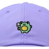image:imageDALIX Gelato Frog Embroidered Womens Cotton Dad Hat Baseball Cap AdjustableLavender