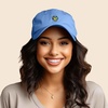image:imageDALIX Gelato Frog Embroidered Womens Cotton Dad Hat Baseball Cap AdjustableLight Blue
