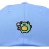 image:imageDALIX Gelato Frog Embroidered Womens Cotton Dad Hat Baseball Cap AdjustableLight Blue