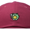 image:imageDALIX Gelato Frog Embroidered Womens Cotton Dad Hat Baseball Cap AdjustableMaroon