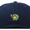 image:imageDALIX Gelato Frog Embroidered Womens Cotton Dad Hat Baseball Cap AdjustableNavy Blue