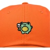 image:imageDALIX Gelato Frog Embroidered Womens Cotton Dad Hat Baseball Cap AdjustableOrange