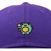 image:imageDALIX Gelato Frog Embroidered Womens Cotton Dad Hat Baseball Cap AdjustablePurple