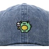 image:imageDALIX Gelato Frog Embroidered Womens Cotton Dad Hat Baseball Cap AdjustableWashed Navy Blue