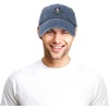 image:imageDALIX Werewolf Embroidered Baseball Dad CapWashed Navy Blue